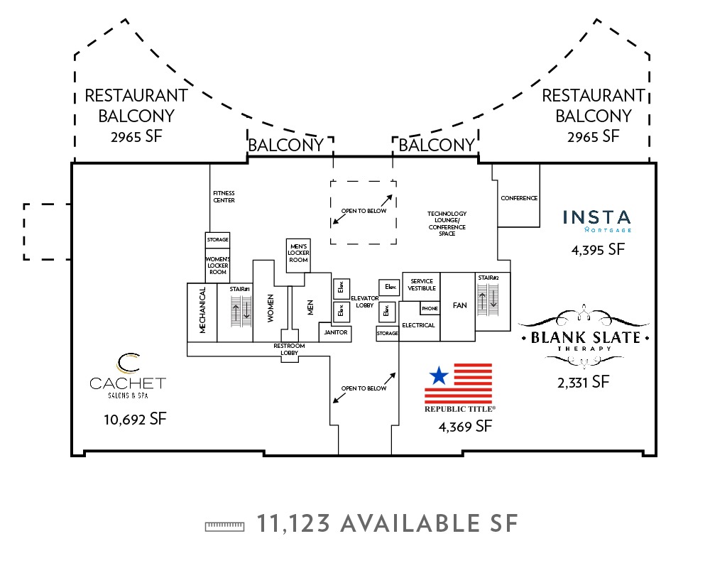 The Realm at Castle Hills, 2nd Floor plan