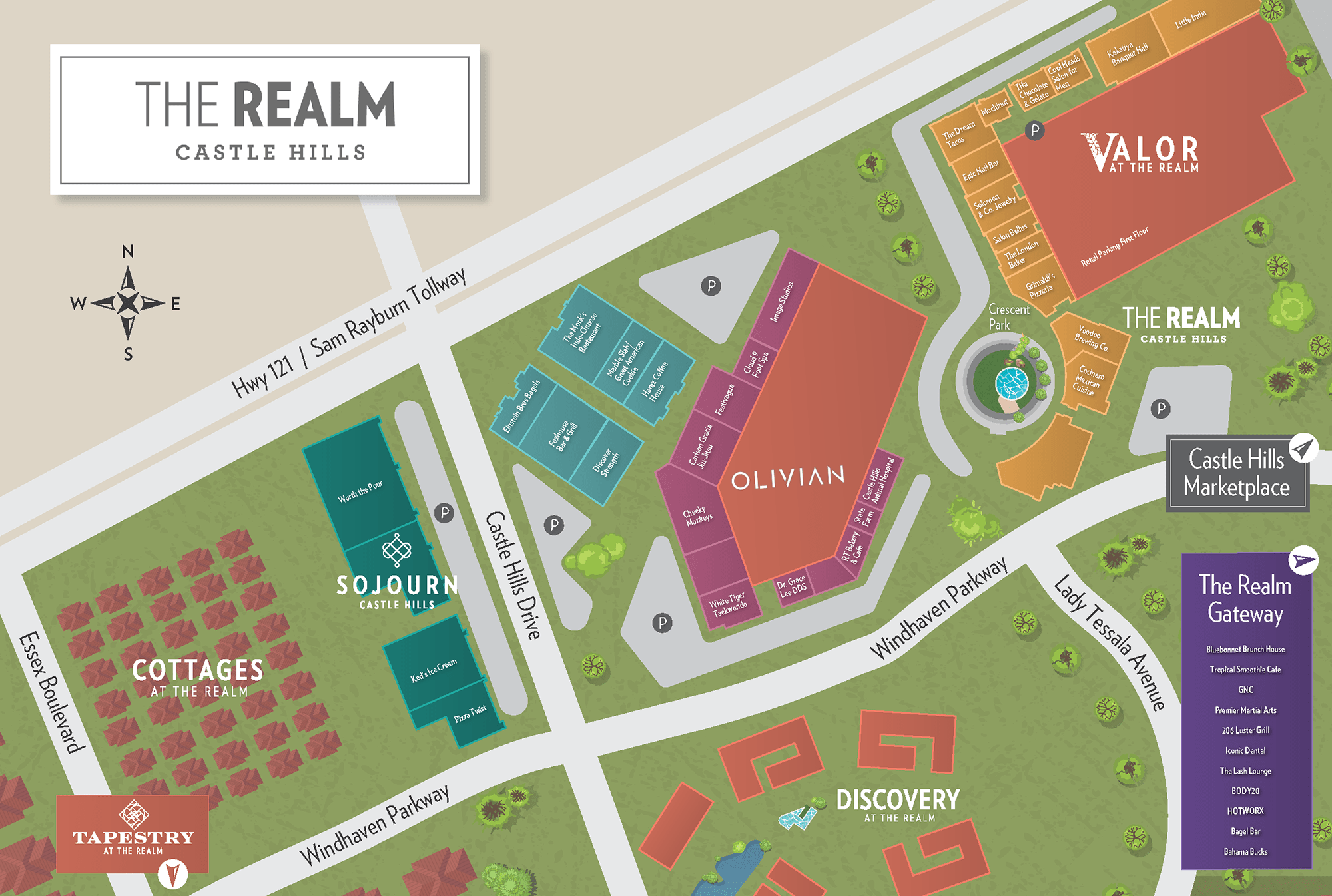 The Realm map